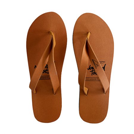 NakedToes vegan flipflops cognacbruin